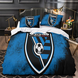 San Jose Earthquakes Bedding Set Duvet Cover Without Filler
