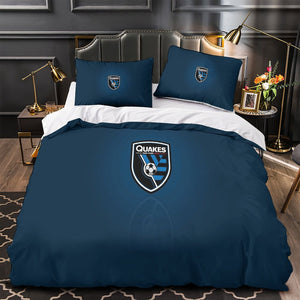 San Jose Earthquakes Bedding Set Duvet Cover Without Filler
