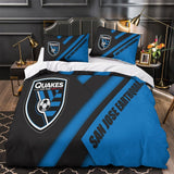 San Jose Earthquakes Bedding Set Duvet Cover Without Filler