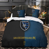San Jose Earthquakes Bedding Set Duvet Cover Without Filler