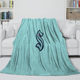 Seattle Kraken Blanket Flannel Throw Kids Room Decoration