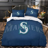 Seattle Mariners Bedding Set Quilt Cover Without Filler
