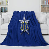 Seattle Mariners Blanket Flannel Throw Room Decoration