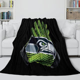 Seattle Seahawks Blanket Flannel Fleece Throw Room Decoration