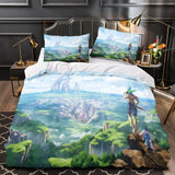 Shangri-La Frontier Bedding Set Pattern Quilt Cover Without Filler
