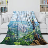 Shangri-La Frontier Blanket Flannel Fleece Throw Room Decoration
