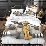 Shaun the Sheep Bedding Set Quilt Duvet Cover Without Filler