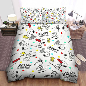 Snoopy Duvet Cover Pattern Kids Bedding Sets Without Filler