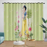 Snow White Curtains Blackout Window Drapes Room Decoration