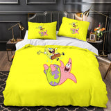 SpongeBob SquarePants Duvet Cover Kids Room Bedding Set Without Filler