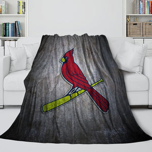 St. Louis Cardinals Blanket Flannel Throw Room Decoration