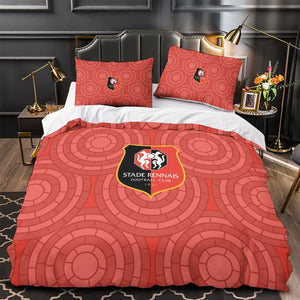 Stade Rennais Football Club Bedding Set Quilt Cover Without Filler