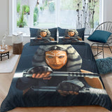 Star Wars Ahsoka Bedding Set Quilt Duvet Cover Without Filler