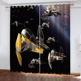 Star Wars Curtains Blackout Window Drapes Room Decoration