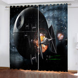 Star Wars Curtains Blackout Window Drapes Room Decoration