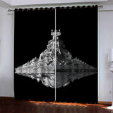 Star Wars Curtains Pattern Blackout Window Drapes