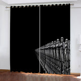 Star Wars Curtains Spaceship pattern Blackout Window Drapes