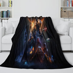 Star Wars Outlaws Blanket Flannel Throw Room Decoration