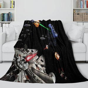 Star Wars Return of the Jedi Blanket Flannel Throw Room Decoration