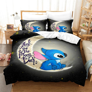 Stitch Duvet Cover Kids Gift Pattern Bedding Sets Without Filler