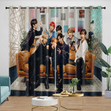Stray Kids Curtains Blackout Window Drapes Room Decoration