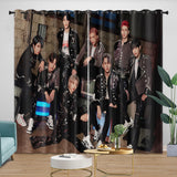 Stray Kids Curtains Blackout Window Pattern Drapes Room Decoration