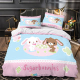 Sugarbunnies Bedding Set Pattern Quilt Cover Without Filler