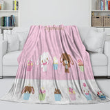 Sugarbunnies Blanket Flannel Fleece Throw Room Decoration