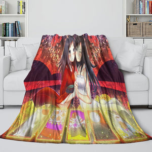 Summer Wars Blanket Flannel Throw Kids Room Decoration