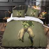 Superhero Hulk Duvet Cover Pattern Bedding Set Without Filler