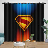 Superman 2025 Curtains Blackout Window Drapes Room Decoration