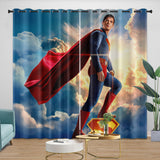 Superman 2025 Curtains Blackout Window Drapes Room Decoration