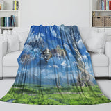 Sword Art Online Blanket Flannel Throw Kids Room Decoration