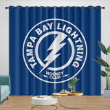 Tampa Bay Lightning Curtains Blackout Window Drapes Room Decoration