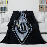 Tampa Bay Rays Blanket Flannel Throw Room Decoration