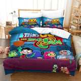 Teen Titans Go Bedding Set Quilt Cover
