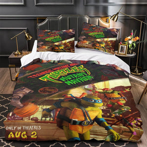 Teenage Mutant Ninja Turtles Mutant Mayhem Bedding Set Quilt Duvet Cover Without Filler