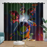 Teenage Mutant Ninja Turtles Mutant Mayhem Curtains Pattern Blackout Window Drapes