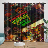 Teenage Mutant Ninja Turtles Mutant Mayhem Curtains Pattern Blackout Window Drapes