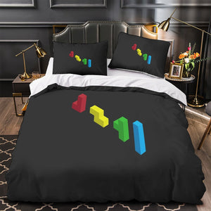 Tetris Bedding Set Pattern Quilt Cover Without Filler