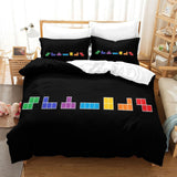 Tetris Bedding Set Pattern Quilt Cover Without Filler