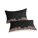 Tetris Bedding Set Pattern Quilt Cover Without Filler