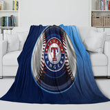 Texas Rangers Blanket Flannel Throw Room Decoration