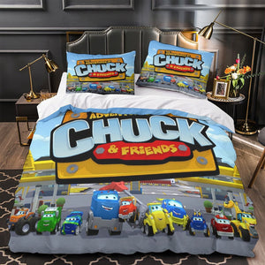 The Adventures Of Chuck And Friends Bedding Set Duvet Cover Without Filler