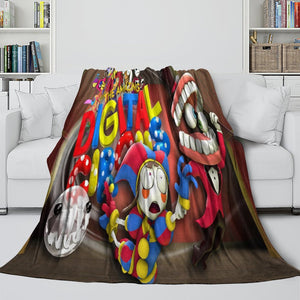 The Amazing Digital Circus Blanket Flannel Fleece Throw Room Decoration