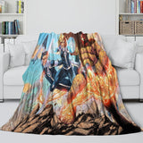 The Fantastic Four Blanket Flannel Throw Kids Room Decoration