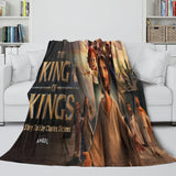The King of Kings Blanket Flannel Throw Kids Room Decoration