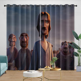 The King of Kings Curtains Blackout Window Drapes Kids Room Decoration