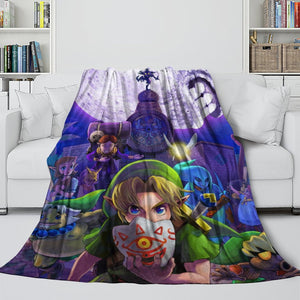 The Legend of Zelda Blanket Flannel Fleece Throw Room Decoration