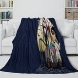 The Nightmare Before Christmas Blanket Flannel Fleece Pattern Throw